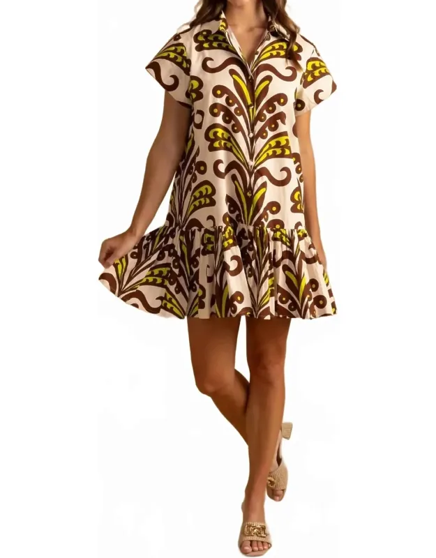 Mini Dress In Ornament