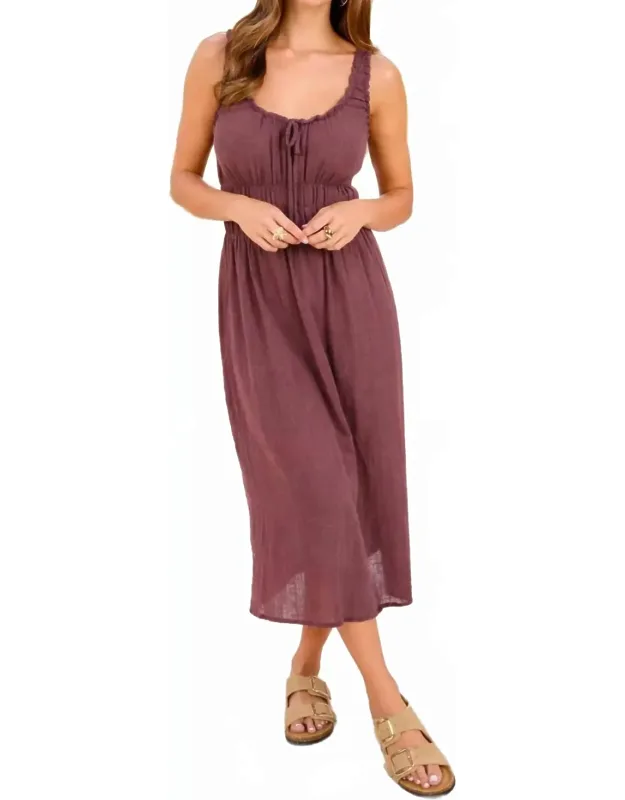 So Cal Sleeveless Midi Dress