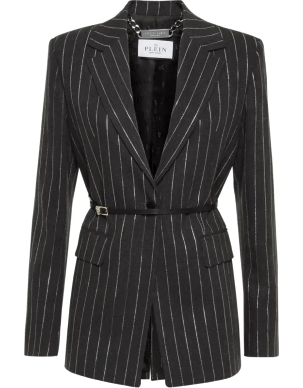 Pinstriped Blazer