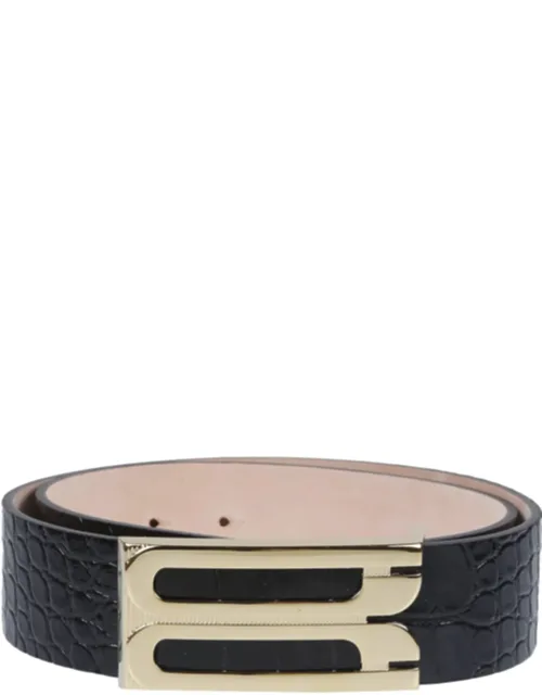 Jumbo Frame Calf Leather Belt
