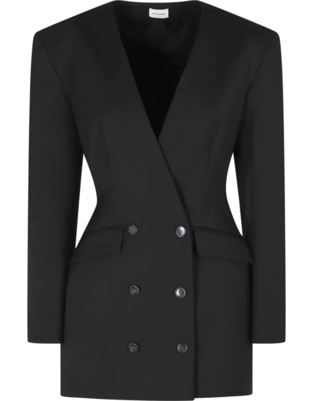 Alexis V-neck Double-breasted Dress