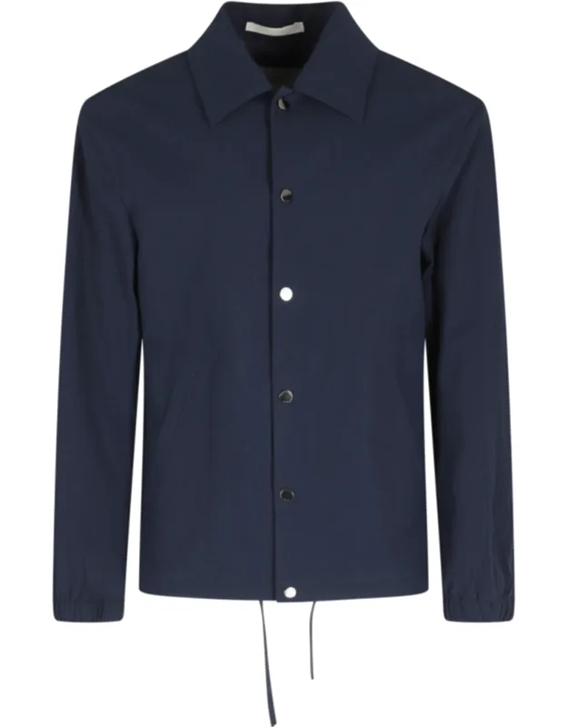Jacket Shirt Drawstring Cotton-blend Jacket