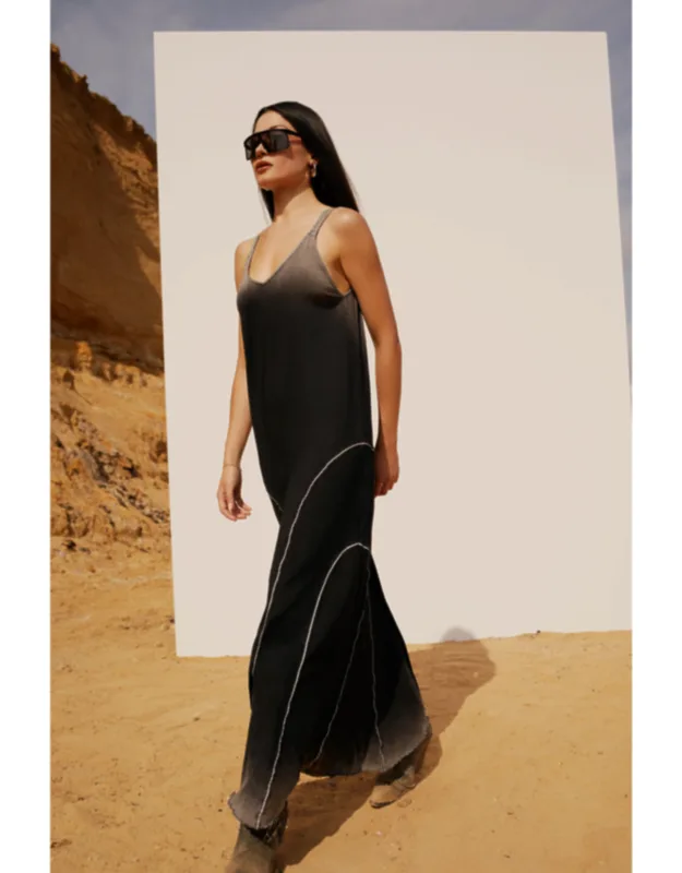 Free Heaven Acid Wash Long Dress