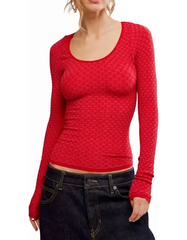 Love Letter Long Sleeve Top