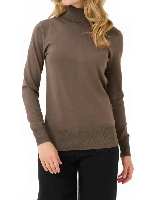 Long Sleeve Roll Neck Pullover