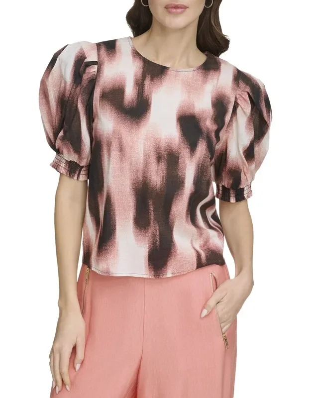 Short Sleeve Voile Top