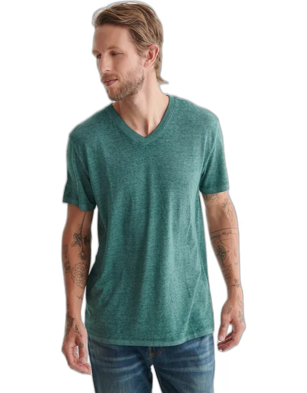 Venice Burnout V-neck Tee