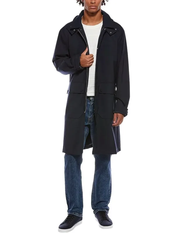 Wool-blend Parka