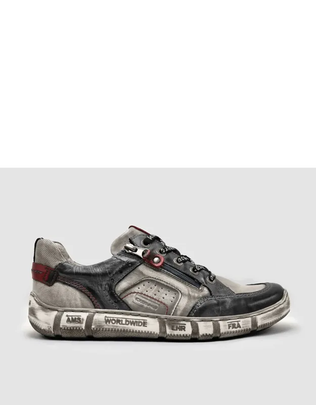 Comfort Zip-up Leather Shoes