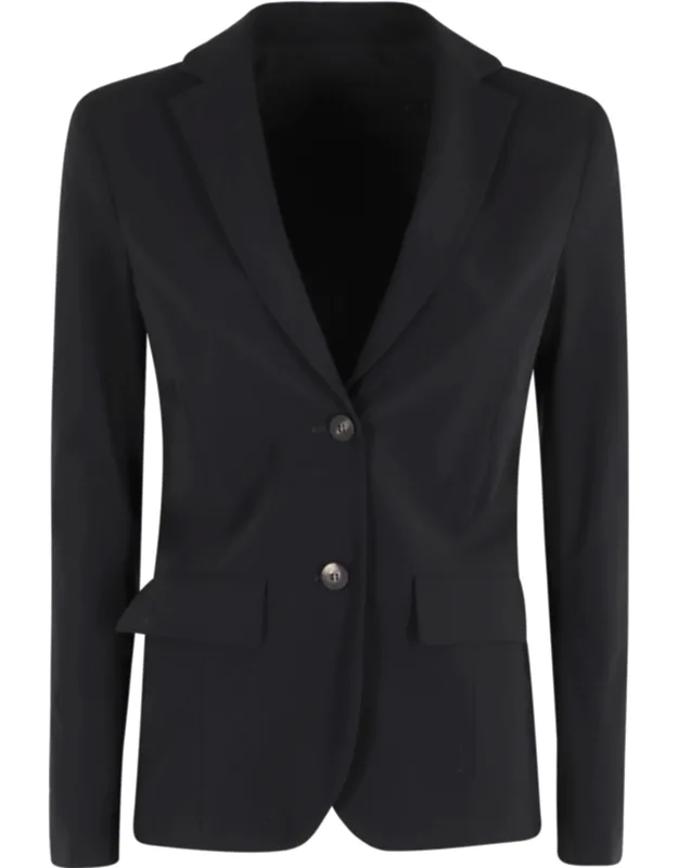 Surflex Single-breasted Rear-slit Blazer