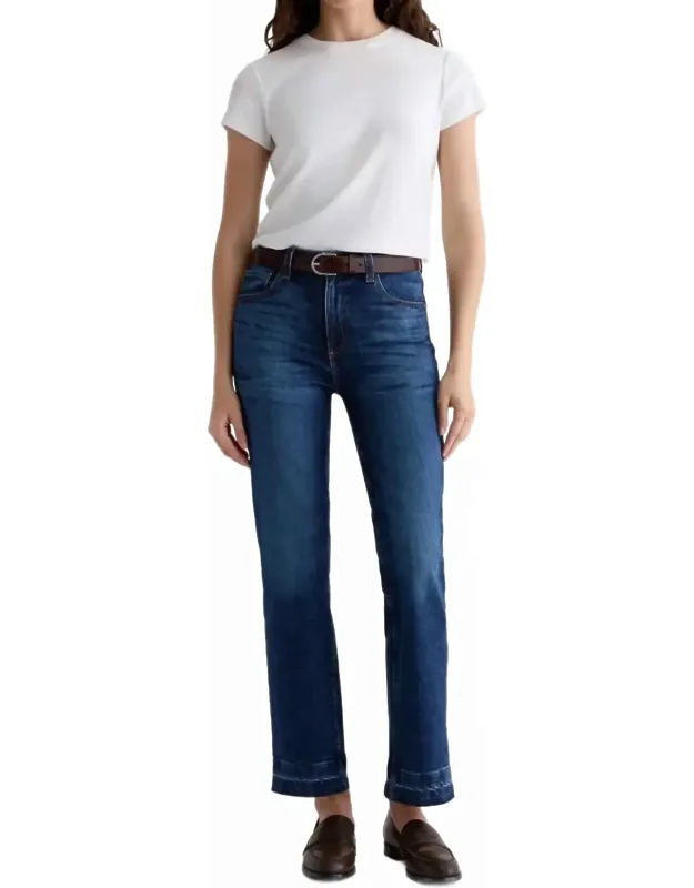 Brinley Mid-rise Straight Jeans