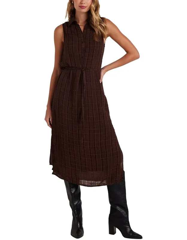 Sleeveless Pullover Midi Dress