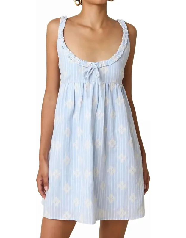 Floral Babydoll Mini Dress