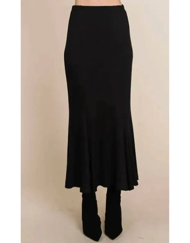 French Terry Mermaid Skirt