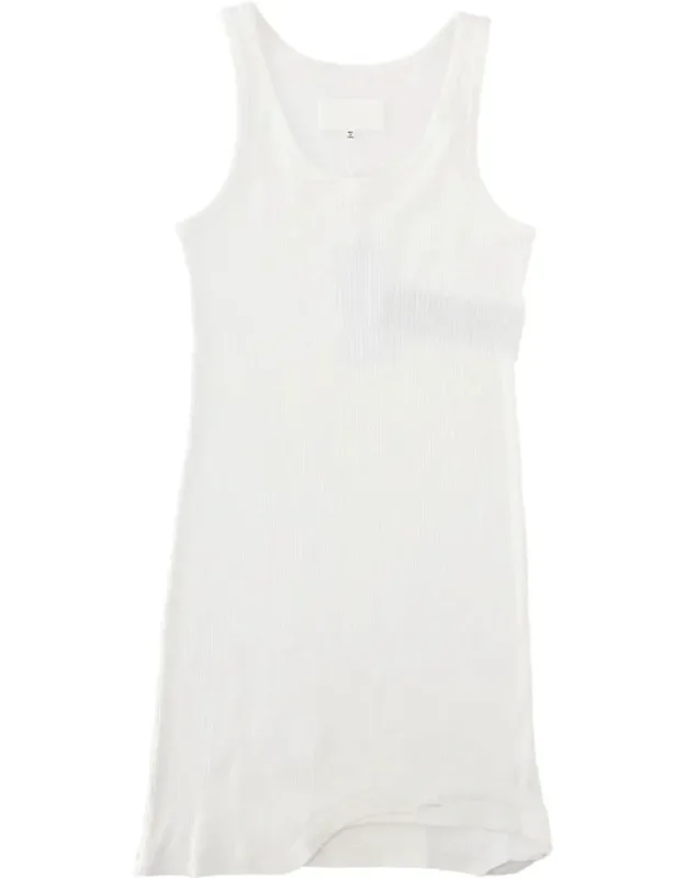 Cotton Scoop-neck Sleeveless Day Dress