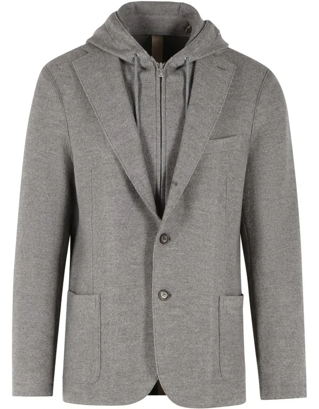 Wool Single-breasted Blazer