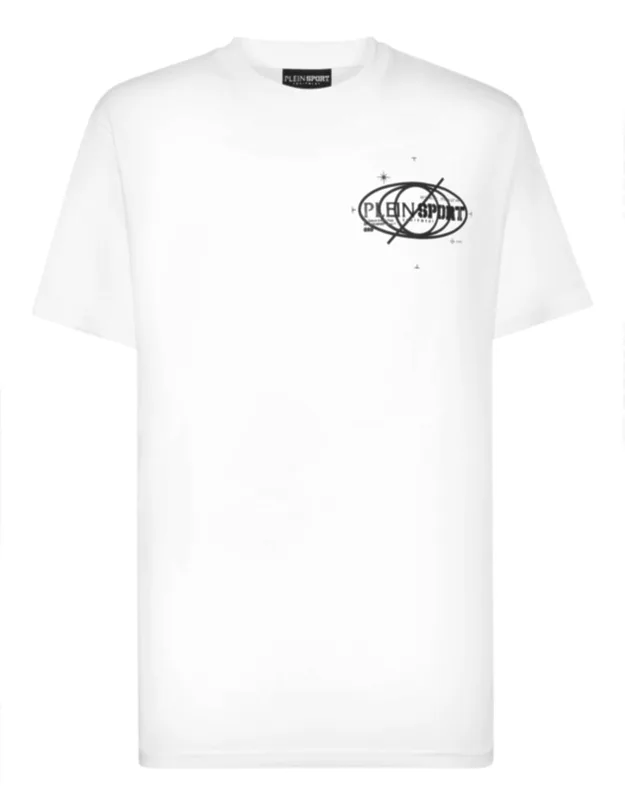 Cotton T-shirt Round Neck Ss Logos