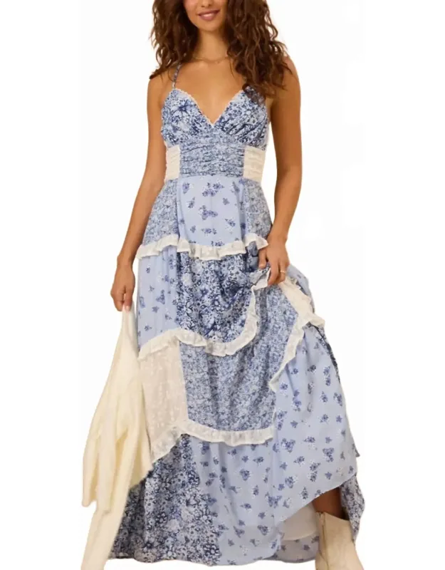 Floral Patchwork Sundress