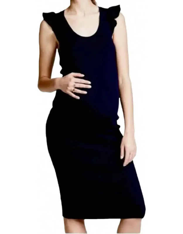 Maternity Ribbed Knit Dress