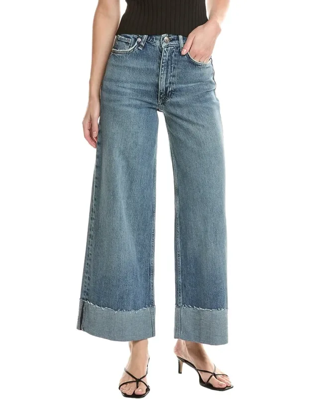 Andi High-rise Ankle Wide Leg Jeans