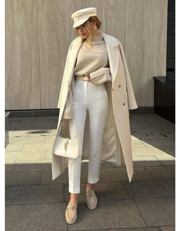 Classic Wool Blend Overcoat