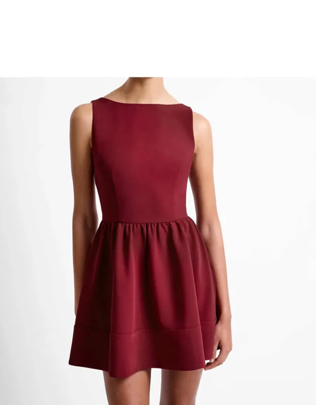 Arza Low Back Mini Dress