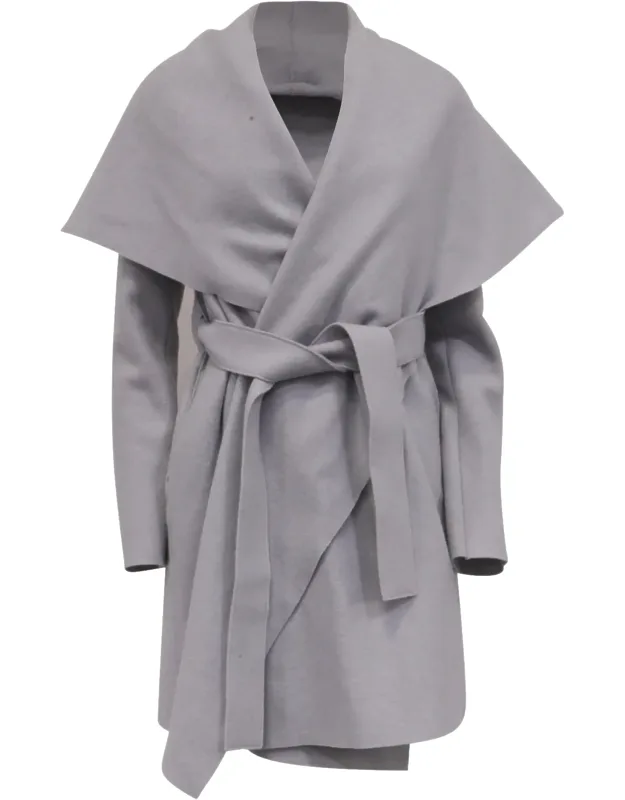 Belted Blanket Coat