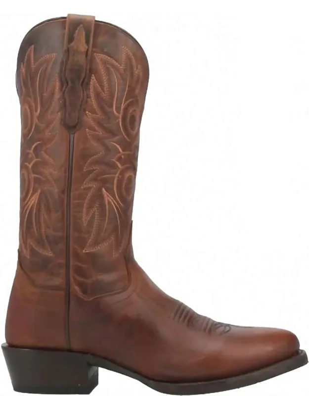 Cottonwood R-toe Cowboy Boots - Extra Wide