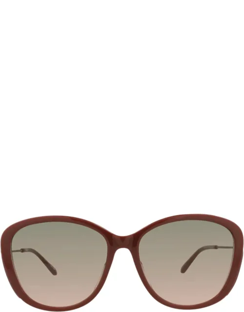 Round-frame Recycled Acetate Sunglasses With 140mm Temple Length And 59mm Lens Width