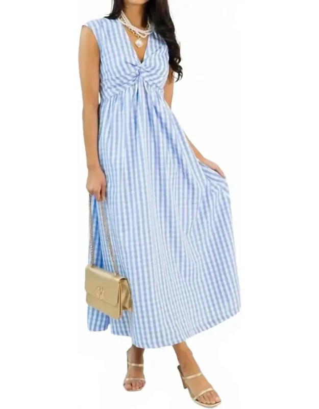 Gingham Maxi Dress