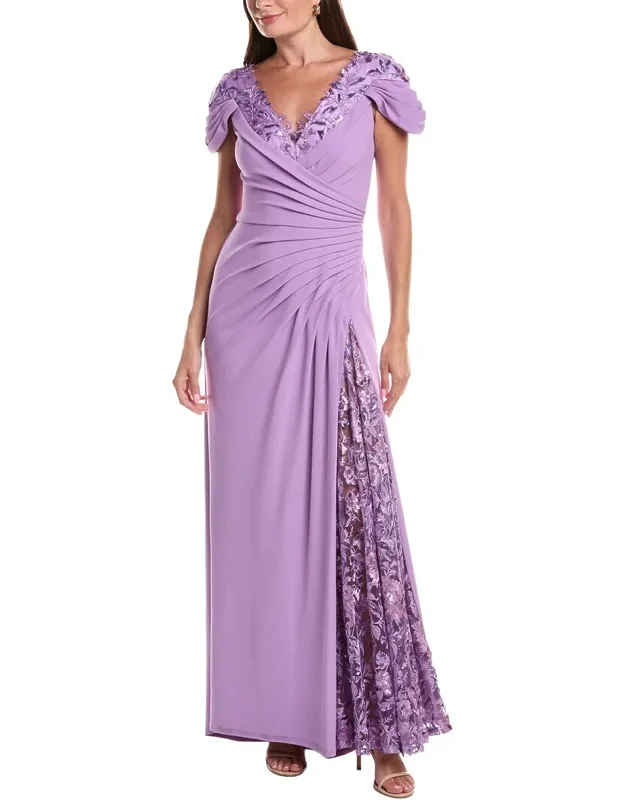Embellished Short Sleeve Maxi Dress