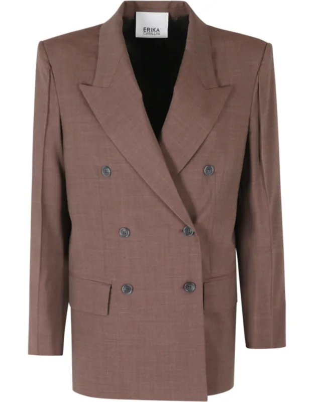 Ambra Double-breasted Wool Blazer