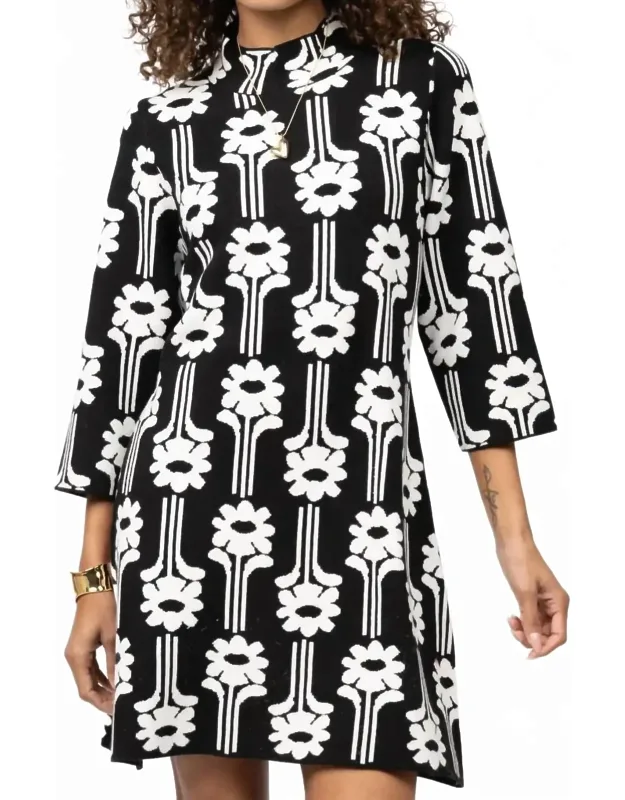 Flower Power Knit Dress