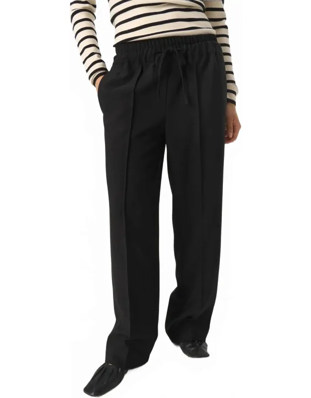 Eureka Wide Leg Elastic Waist Trousers