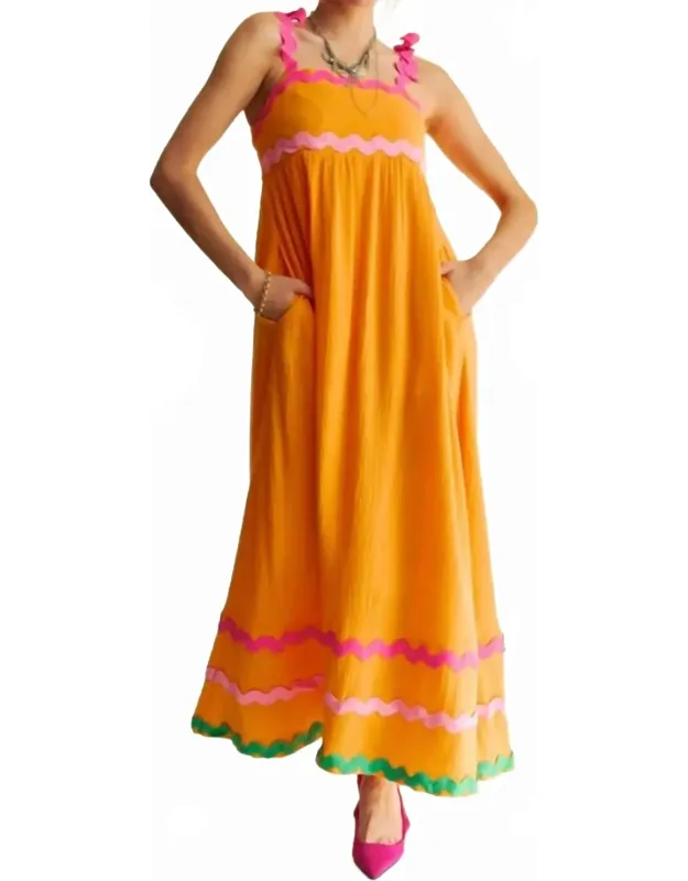 Ric Rac Maxi Dress