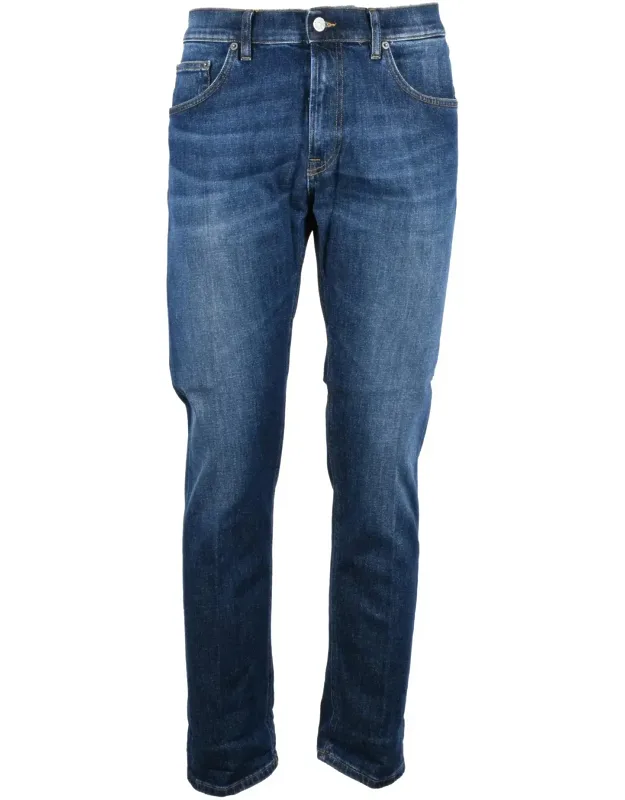 Icon Zip Regular Fit Stretch Jeans
