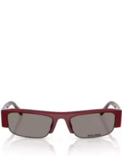 Bordeaux Acetate Rectangular Sunglass
