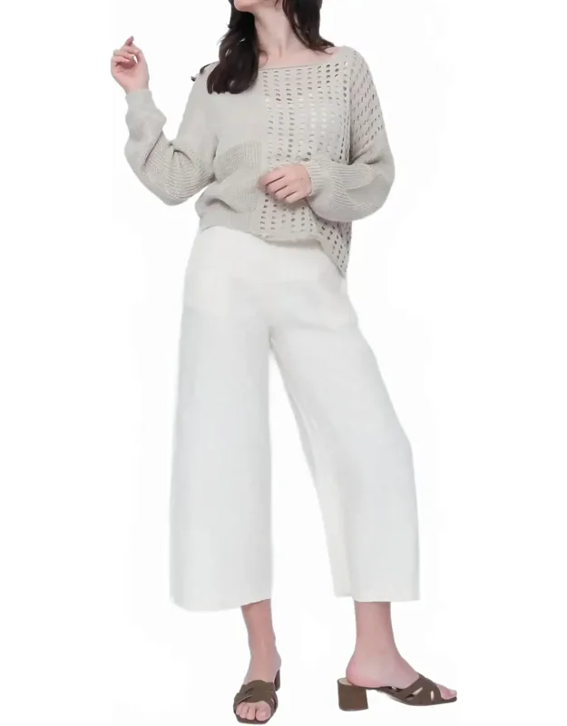 Wide Leg Crop Pants