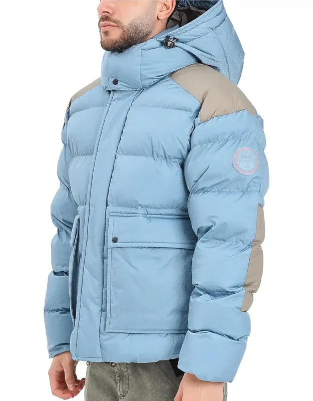Down Jacket With Removable Hood