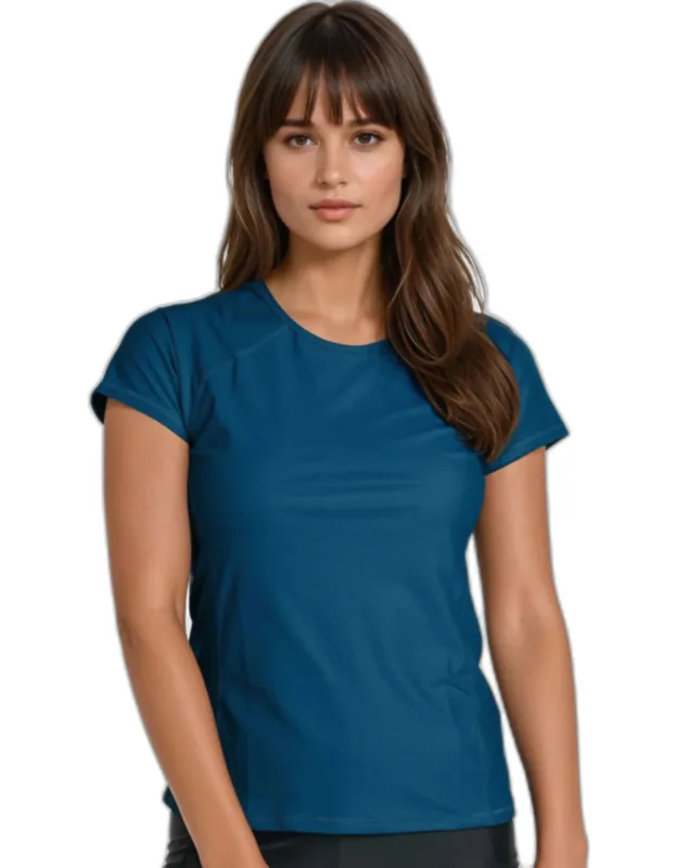 Loose Fit Short Sleeve Swim Top