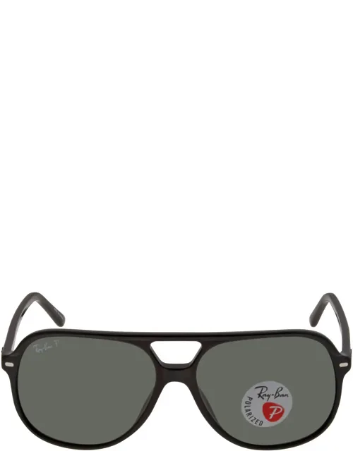 Bill Polarized Green Classic G-15 Square Sunglasses