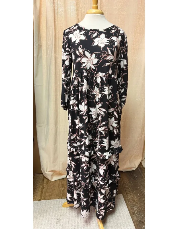 Tiered Midi Dress