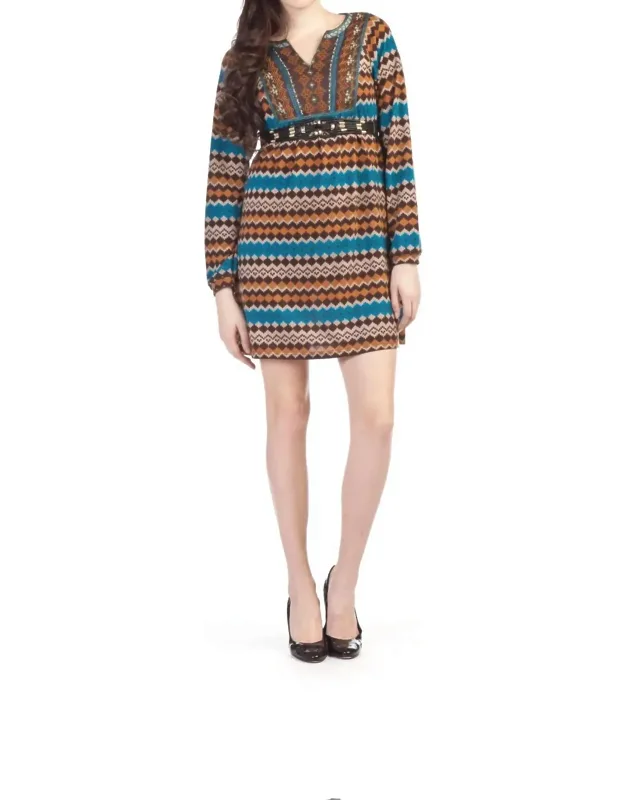 Navaho Print Dress
