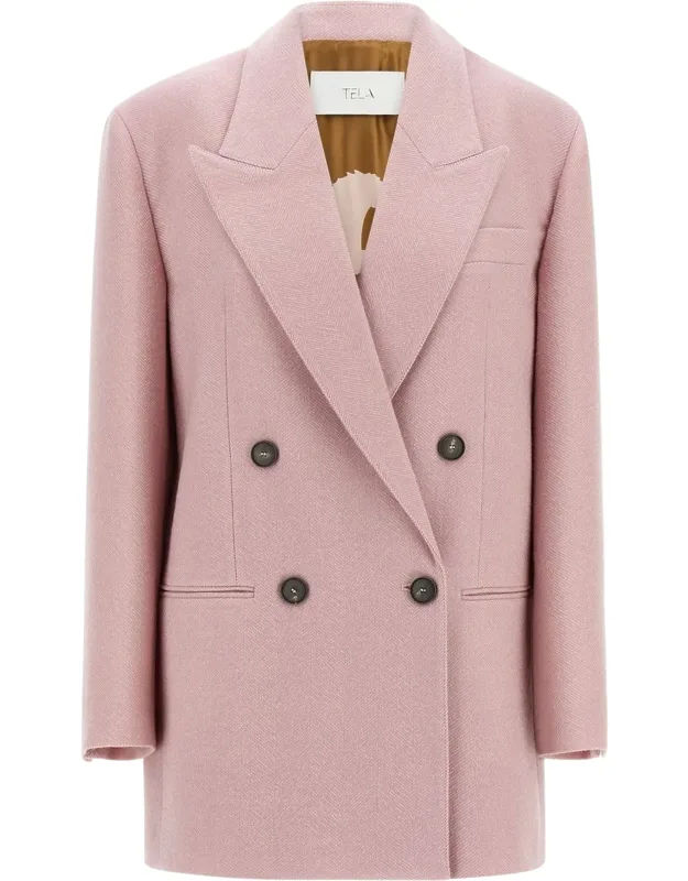 Nomade Double-breasted Tailored Wool Blazer