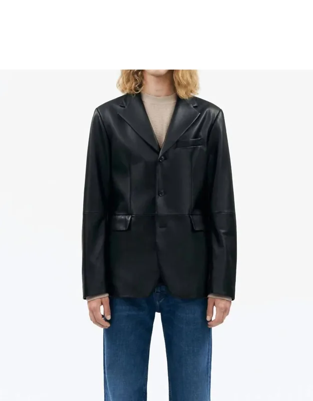 Leather Blazer