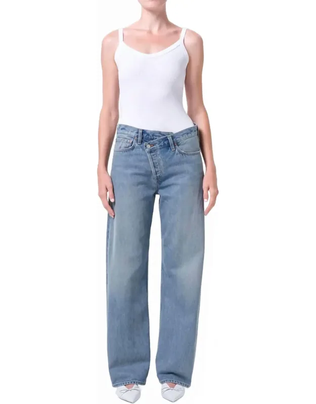 Arc Criss Cross Relaxed Straight Jeans
