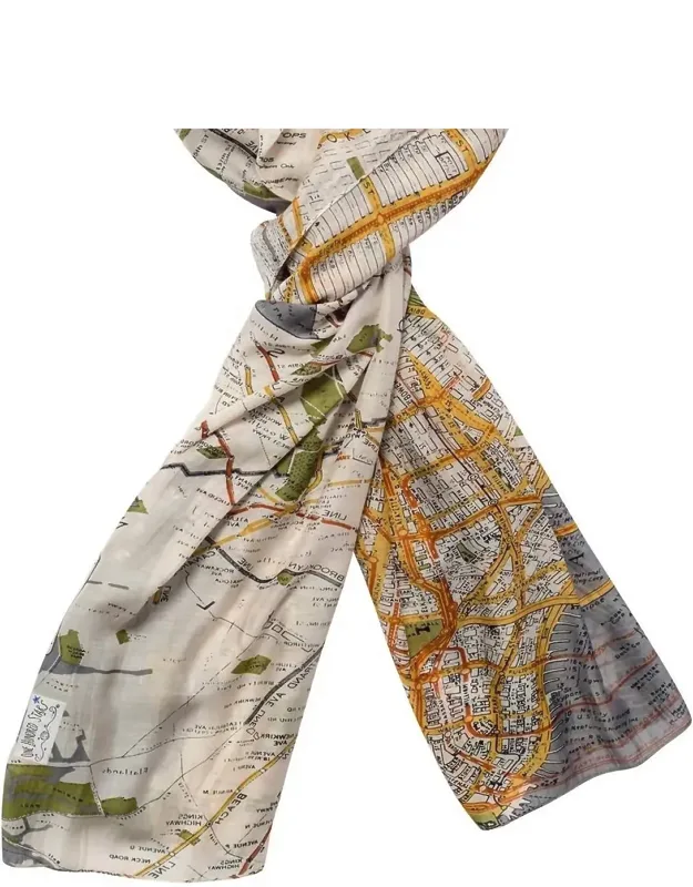 New York Map Scarf