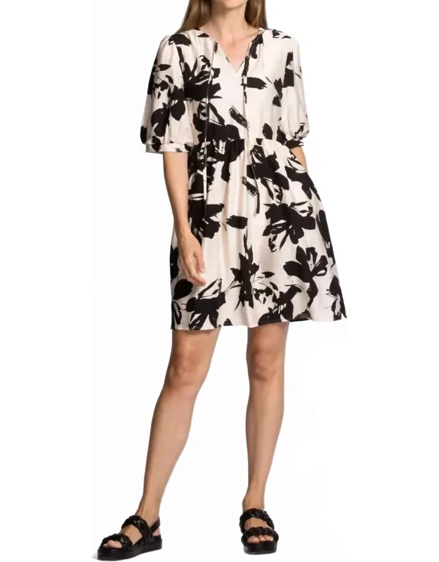 Shadow Floral Mini Dress