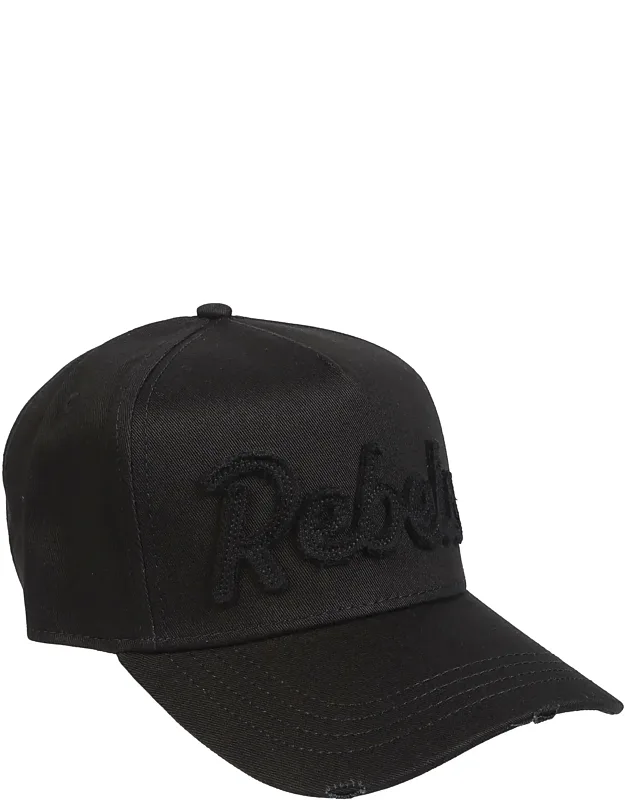 Structured Cotton Embroidered Cap