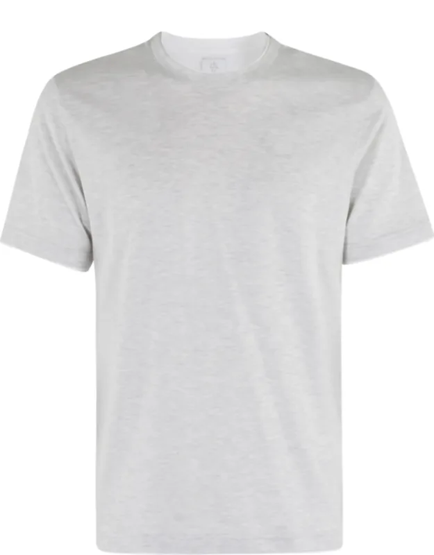 Layered Crewneck Cotton T-shirt